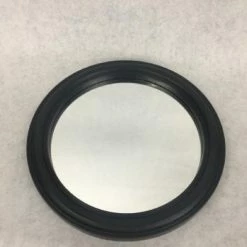 Something Blue Wedding DECOR Mirror Plastic/Glass Black Size 7.75" MIRRORS