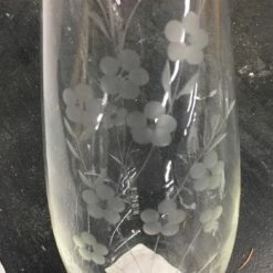 Something Blue Wedding DECOR Stylesetter Vase Blown Glass Clear Size 9" Bouquet VASES