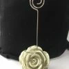 Something Blue Wedding DECOR 5 Ct Champagne Rose Table Number Holders