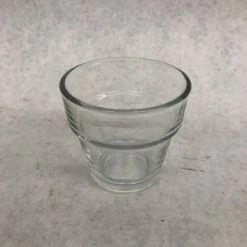 Something Blue Votive Glass Clear Size 2.5" X 3" CANDLES DECOR