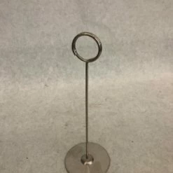 Something Blue Table Number Holders Metal Silver Size 8" SIGNS DECOR