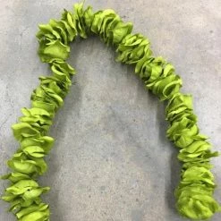 Something Blue Wedding Garland Rose Petals Fabric Green 35 " DECOR