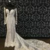 Something Blue Wedding WEDDING DRESSES Martina Liana Women's Wedding Dress Lace Champagne/Ivory Size 12