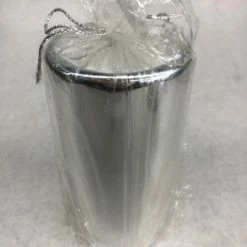 Something Blue DECOR Michaels Pillar Candle Wax Silver Size 6" CANDLES