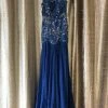 Something Blue PROM Size 2 Saphire MacDuggal Lace Fit & Flare