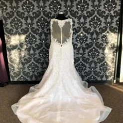 Something Blue WEDDING DRESSES Sincerity Bridal 3946 PS Wedding Dress Beaded Lace AS IS LOOSE BEADING