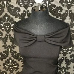 Something Blue Eliza J Women Formal Black Size 6 Bow Bodice Floor Length FORMAL/MOTHER'S DRESSES