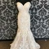Something Blue Allure Bridal 9727 Size 12 Nude And Ivory Lace Sequin Sweetheart Sheath WEDDING DRESSES 2 Something Blue Allure Bridal 9727 Size 12 Nude And Ivory Lace Sequin Sweetheart Sheath WEDDING DRESSES