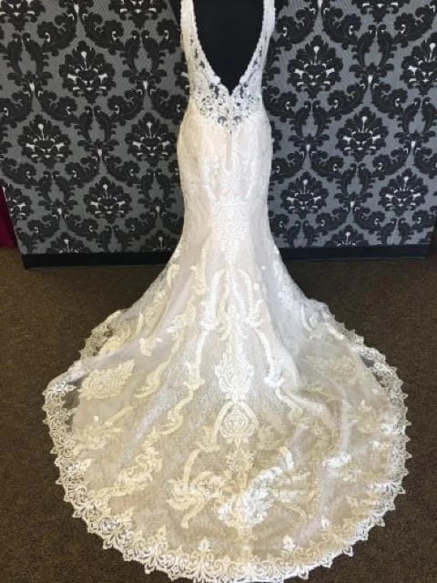 Something Blue Jennifer Hayden 9PS821 Wedding Dress Lace Ivory/Blush Size 12 WEDDING DRESSES 6 Something Blue Jennifer Hayden 9PS821 Wedding Dress Lace Ivory/Blush Size 12 WEDDING DRESSES