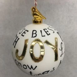 Something Blue Wedding Sullivan's Merry Christmas/ Hope Ornament