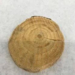 Something Blue Wedding Mini Brown Wood Cookie