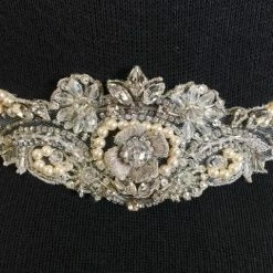 Sara Gabriel 5330 Women's Belt Satin Ivory