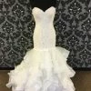 Something Blue Wedding Mori Lee ML2879 Women's Wedding Dress Lace And Horse Hair Size 10