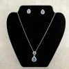 Something Blue Stormy Blue Earrings And Necklace Set Jewelry
