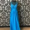 Something Blue FORMAL/MOTHER'S DRESSES Belsoie L174005 Women's Silk Formal Ocean Size 10 Floor