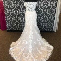 Something Blue Private Label Women Wedding Dress Lace Ivory/Blush Size 28 WEDDING DRESSES 10 Something Blue Private Label Women Wedding Dress Lace Ivory/Blush Size 28 WEDDING DRESSES