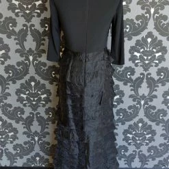 Something Blue Adrianna Papell Formal Size 6 Organza Black FORMAL/MOTHER'S DRESSES