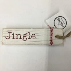 Something Blue Wedding Audrey's Christmas Jingle Wood Ornament