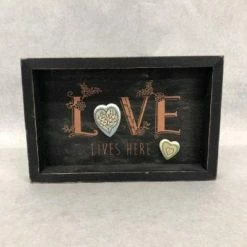 Something Blue Sign Wood Black/Rosegold Size 9"x6" SIGNS