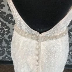 Something Blue Allure 9707T Women Wedding Dress Beads/Tulle Ivory Size 12 WEDDING DRESSES