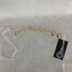Something Blue Hair Piece Pearl/metal Gold Headband ACCESSORIES