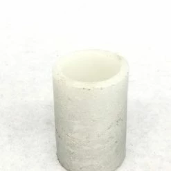 Something Blue Pillar Candle LED Silver Size 2.75" CANDLES