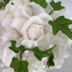 Something Blue DECOR 6" Green/Pink/White Fabric Kissing Ball