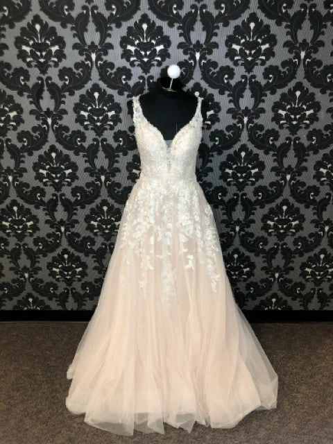 Something Blue Stella York 6436 Women's Wedding Dress Lace/Tulle Ivory/Moscato 3 Something Blue Stella York 6436 Women's Wedding Dress Lace/Tulle Ivory/Moscato