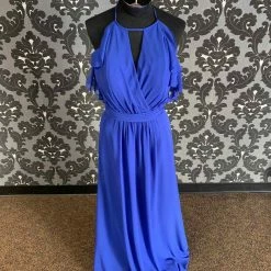 Something Blue B2 Jasmine B213001 Formal Chiffon Cobalt Size 8 FORMAL DRESSES