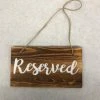 Something Blue Sign Wood Brown/White Size 5" X 9" SIGNS