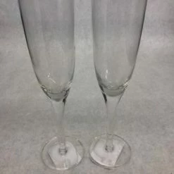 Something Blue Glassware Glass Clear Size 2pc Toasting Glasses GLASSWARE DECOR
