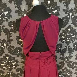 Something Blue Levkoff 1165 Formal Chiffon Sangria Size 26