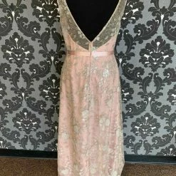 Something Blue FORMAL/MOTHER'S DRESSES Ashley Justin Formal Lace/Sequin Blush/Silver Size 16