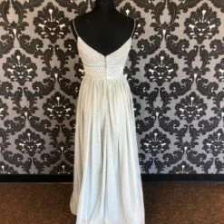 Something Blue Adrianna Papell AP1E201487 Formal Tulle Light Sage Size 4 FORMAL DRESSES