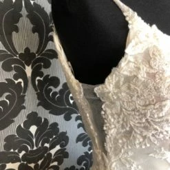 Something Blue WEDDING DRESSES Maggie Sottero Wedding Dress Lace/Sequin Ivory Size 8