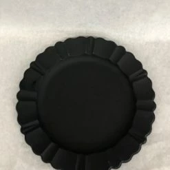 Something Blue DECOR Chargers Size 13" Plastic Black CHARGERS