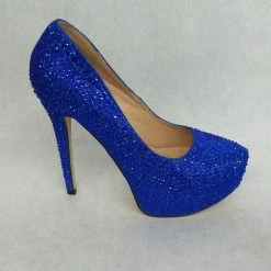 Something Blue NEW ARRIVALS Shoe Size 8 Rhinestone Blue SHOES
