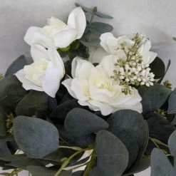 Something Blue Bouquet Floral/Greenery White & Green Size 11" FLORAL
