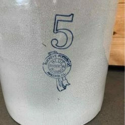 Something Blue DECOR Pick Up Only Buckeye Pottery Co. Collectible Ceramic Gray/Blue Size