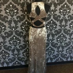 PROM Size 6 Gray LAFEMME Velvet