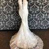 Something Blue As Is Colby John V1971 Wedding Dress Lace/Tulle Ivory Size 12 Highneck