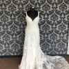 Something Blue Allure 9621 Wedding Dress Size 16 Lace/Beading Ivory V-Neck Fit&Flare