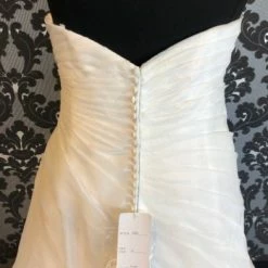 Something Blue Sincerity 4600 Wedding Dress Organza Ivory Size 28 Strapless WEDDING DRESSES