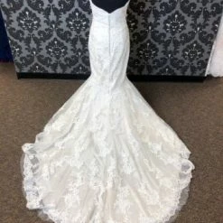 Something Blue Mori Lee ML5413 Wedding Dress Lace Ivory/coco Size 10 Strapless