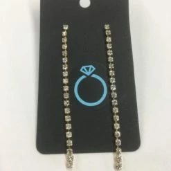 Something Blue Wedding 20586-200 Women's Earrings Rhinestone Gold