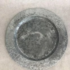 Something Blue DECOR Chargers Galvanized Silver Size 13" CHARGERS