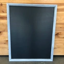 Something Blue DECOR Chalkboard Size 30"x24" Wood Black/Gray SIGNS