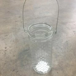 Something Blue Wedding DECOR Hobby Lobby Lantern Glass Clear Size 9.25" LANTERNS/BIRDCAGES