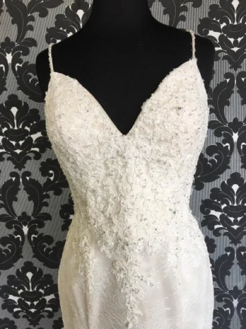 Something Blue Mori Lee 7331 Women's Wedding Dress Lace Ivory/Champagne Size 10 WEDDING DRESSES 4 Something Blue Mori Lee 7331 Women's Wedding Dress Lace Ivory/Champagne Size 10 WEDDING DRESSES