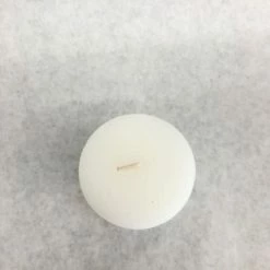 Something Blue Pillar Candle Wax Ivory Size 4" CANDLES